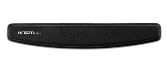 ARG-AC-1242 Black-Gel-Memory-Wrist-Rest-Keyboard-Pad-Front-View