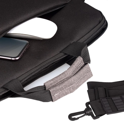 ARG-BG-6772BK Funda Maletín Esencial para Laptop de 15-6 Pulgadas-Vista lateral