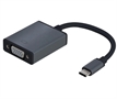 ARG-CB-0043-Negro-Adaptador USB-C a VGA 1080p-Vista Frontal