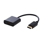 ARGOMTech ARG-CB-0059 - Adaptador de Cable DisplayPort Macho a HDMI Hembra, 4K, Plug & Play, Negro
