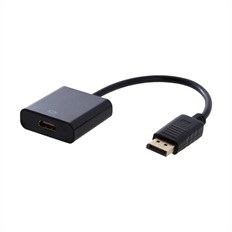 ARGOMTech ARG-CB-0059 - DisplayPort Male to HDMI Female Cable Adapter, 4K, Plug & Play, Black