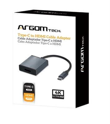 ARG-CB-0060-Gray-USB-C to HDMI 4K Adapter-Box