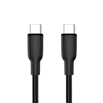 ArgomTech Dura Flex - USB-C to USB-C Cable, 65W Fast Charging, Silicone Flex Design, 1.8m/6ft, Black