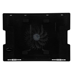ARGOMTech ARG-CF-1594 - Base Refrigerante Ajustable para Laptop,140mm, USB 2.0, 5 Niveles, Hasta 17", Negro