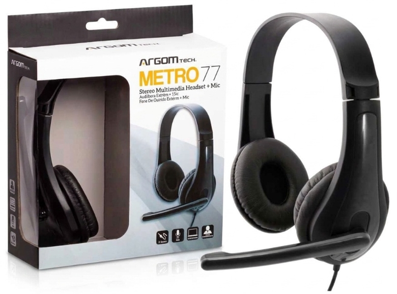 ARG-HS-0077-Headphones-Microphone-Box-Front View