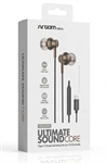 ArgomTech Ultimate Sound Core  - Earphones, Wired, USB-C, 20Hz-20kHz, Brown