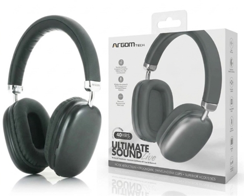 ARG-HS-2553BK-Black-Headphones-Bluetooth-Box-Angled View