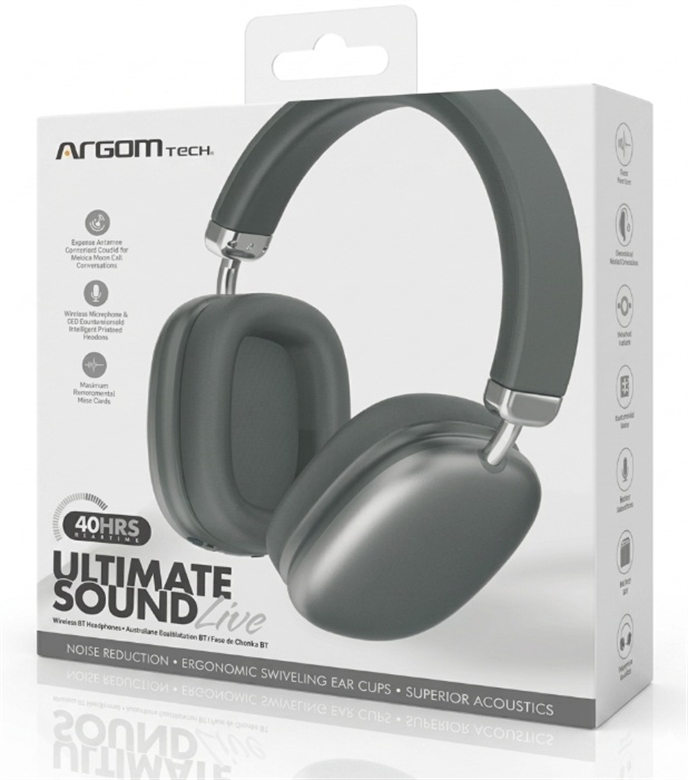 ARG-HS-2553BK Black-Headphones-Bluetooth-Box