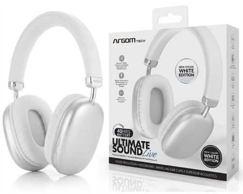 ARG-HS-2553WT-White-Headphones-Bluetooth-Box-Angled View