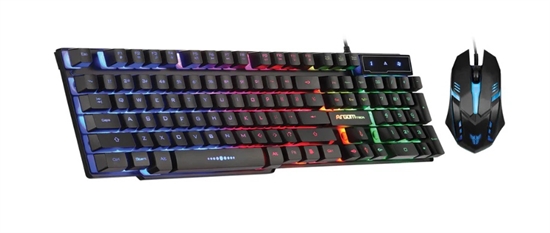 ARG-KB-2051BK-Black-Combo-de-Teclado-y-Mouse-Gaming-Combat-Vista-Frontal