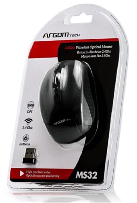 ARG-MS-0032B-Black-MS32 24GHz Wireless Mouse-Box