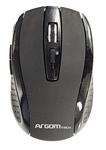 ArgomTech  - Wireless Mouse, 2.4GHz USB Nano Receiver, Up to 1600 DPI 6 Buttons, Black
