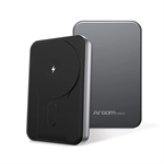 ArgomTech MS10 - Magnetic Power Bank, 10000mAh, 15W Wireless Charging, 20W USB-C PD, Silver