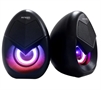 ARG-SP-1062BK-Black-Wired Speakers-Angled View