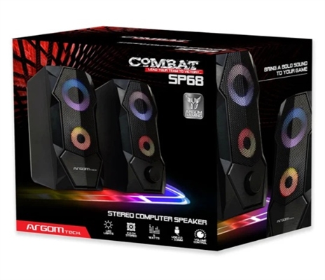 ARG-SP-1068BK-Black-Wired Gaming Speakers-Box