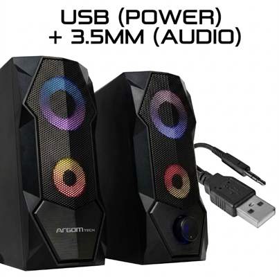 ARG-SP-1068BK-Black-Wired Gaming Speakers-Feature