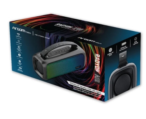 ARG-SP-3101BK-Negro-Radyon Air Parlante Inalámbrico Premium BT-Caja