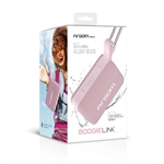 ArgomTech BoogieLink - Portable Bluetooth Speaker, IPX5 Water Resistant, 8W, Pink