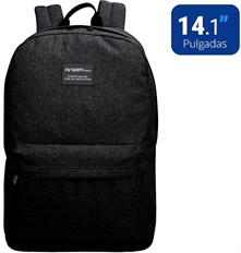 Argom - Stark 14.1" Notebook Backpack, Up to 14.1", Polyester, Black