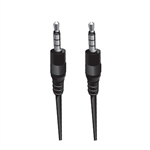 ArgomTech ARG-CB-0035 - Audio Cable, Adapter, 3.5mm(M) to 3.5mm(M), 1m, Black