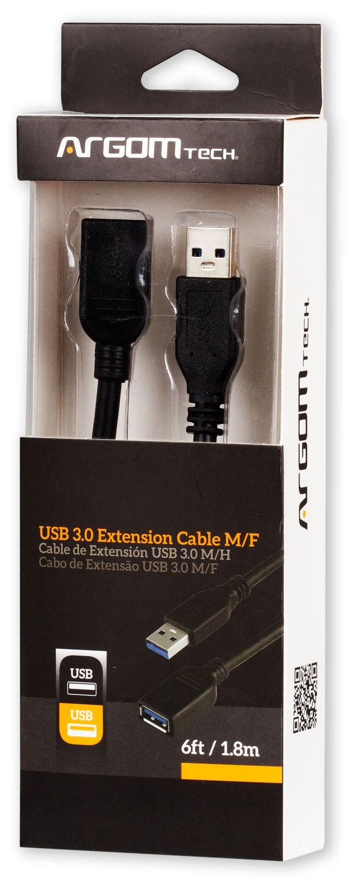 Cable USB 3.0 Macho A Hembra, 1.8 Metros, Arg-Cb-0046 Argom : Precio Costa  Rica