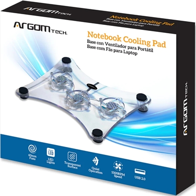 ArgomTech ARG-CF-0639 Notebook Cooling Pad with 3 Fans Box view
