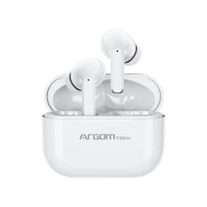 ArgomTech SkeiPods E72 - Audífonos, Bluetooth 5.4, AI ENC, Baja Latencia, Carga Inalámbrica, IPX4, Negro/Azul