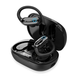 ArgomTech SkeiPods E95 - Audífonos Deportivos, Bluetooth 5.3, AI ENC, IPX7, Hasta 45 Horas de Batería, Negro