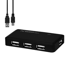 ArgomTech ARG-UB-0088 - Hub USB, 4 Puertos, USB 2.0, 480Mbps
