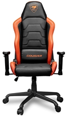Cougar Armor Air - Gaming Chair, Steel Frame with Breathable PVC Leather, Lumbar Support, Armrest 2D