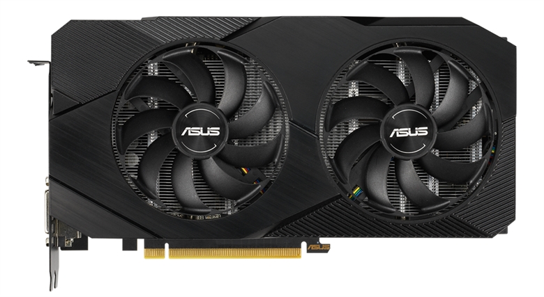 ASUS DUAL GeForce RTX 2060 Overclocked 6G Front View