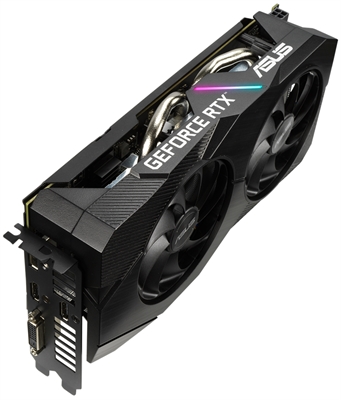 ASUS DUAL GeForce RTX 2060 Overclocked 6G Top View