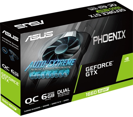 Tarjeta Madre ASUS GeForce GTX 1660 SUPER OC Caja
