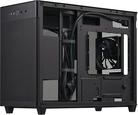 ASUS Prime AP201 black ap201 asus prime case bk side two view