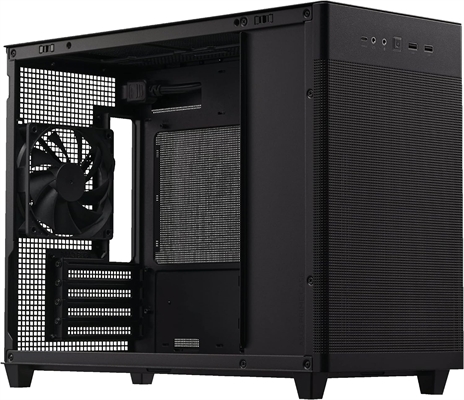 ASUS Prime AP201 black ap201 asus prime case bk side view