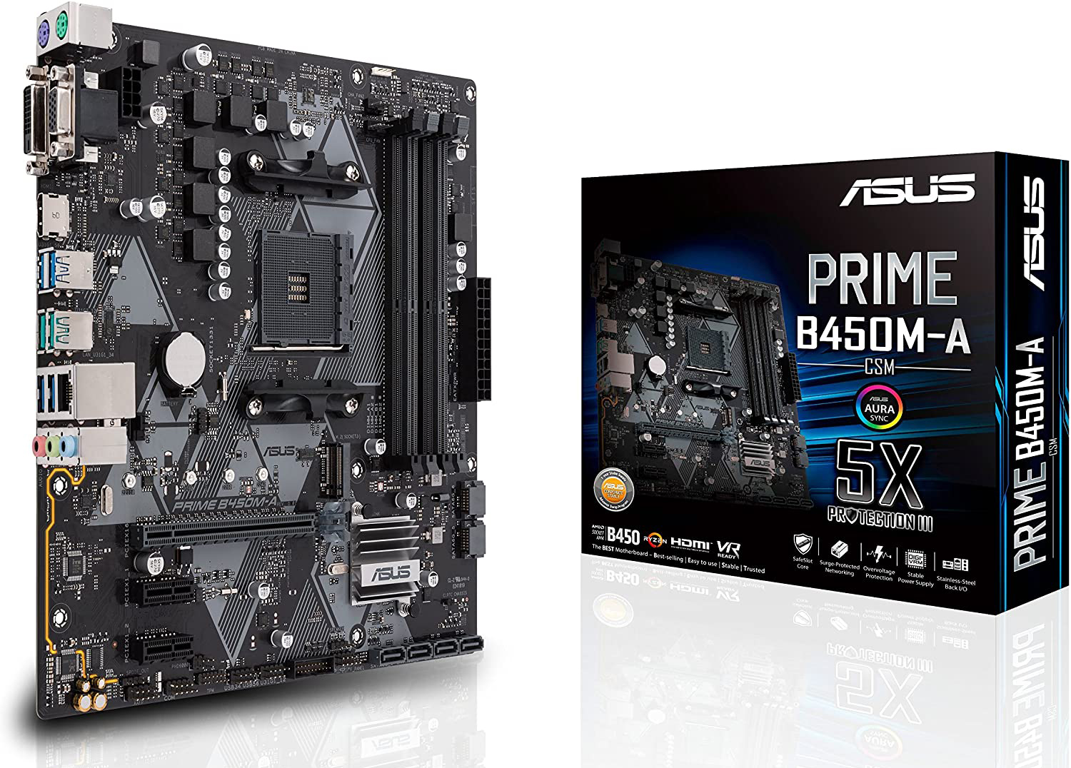 ASUS Prime B450M-A en Panamá Pana Compu