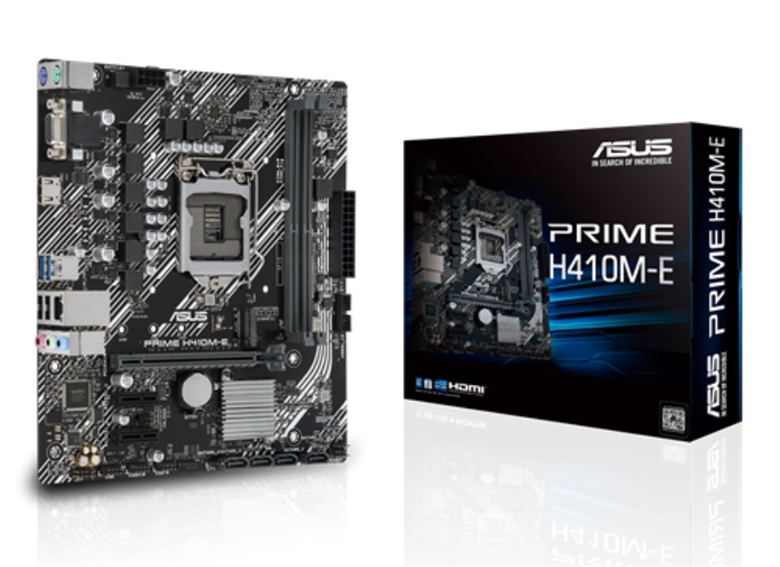 ASUS PRIME H410M-E Front Card View