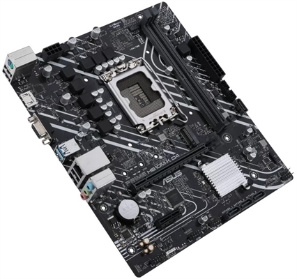 ASUS PRIME H610M-A D4 VISTA DE LADO