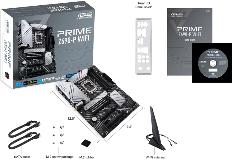 ASUS PRIME Z690-P package view