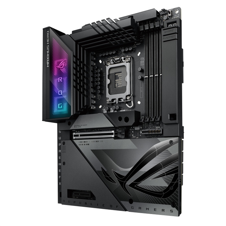 ASUS ROG MAXIMUS Z790 HERO BTF lateral image