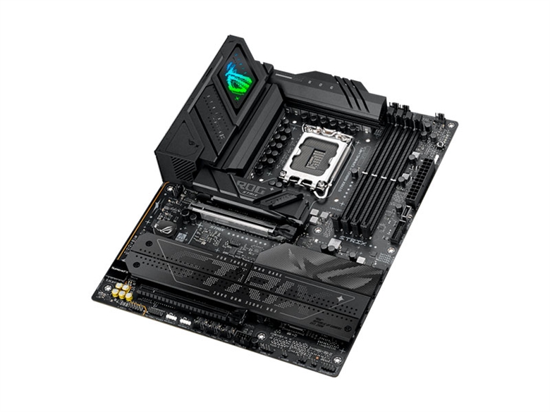 ASUS ROG STRIX B860-F GAMING WIFI - Motherboard side view