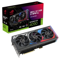 ASUS ROG Strix GeForce RTX 4090 BTF OC Edition - Graphics Card, 24GB GDDR6X, 384 bit, 2610MHz, 16384 Cuda Cores, 3x DisplayPort v1.4a, 2x HDMI 2.1a, 4.6 OpenGL