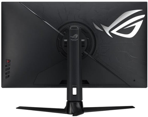 asus rog strix XG32AQ monitor black back view