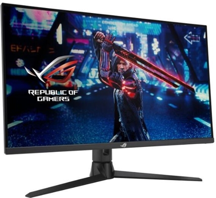 asus rog strix XG32AQ monitor black front one view