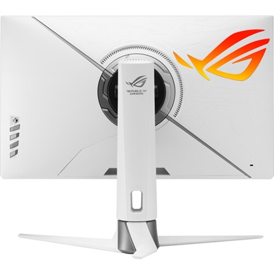 asus rog strixXG27AQ-W monitor white back view