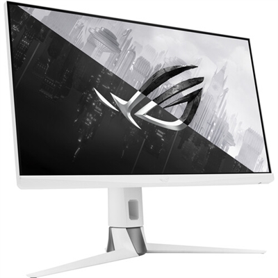 asus rog strixXG27AQ-W monitor white front view one