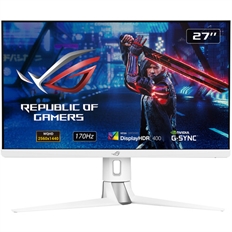 ASUS ROG Strix XG27AQ-W - Monitor Gaming, 27", WQHD 2560 x 1440p, IPS, 16:9, Tiempo de Refresco 170Hz, HDMI, Display Port, Blanco