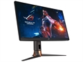 asus rog swift PG27UQR monitor black front one view