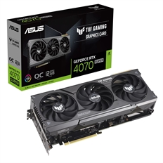 ASUS TUF Gaming GeForce RTX 4070 SUPER OC Edition - Tarjeta de Video, 12GB GDDR6X, 192 bit, 2565MHz, 7168 Núcleos Cuda, 3x DisplayPort v1.4a, 1x HDMI 2.1a, 4.6 OpenGL