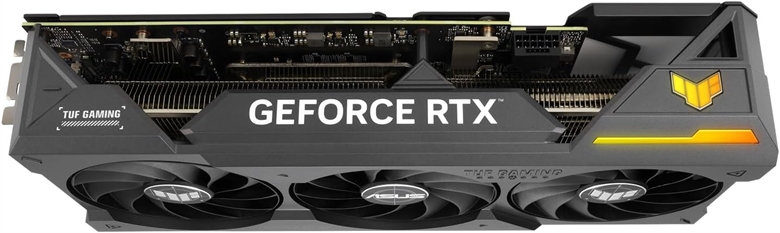 ASUS TUF Gaming GeForce RTX 4070 Ti SUPER tuf-rtx4070tis-o16g-ga side view